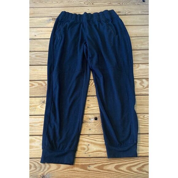 Title Nine Zip Pocket Jogger Pants Size Medium Women’s Black - Picture 1 of 8